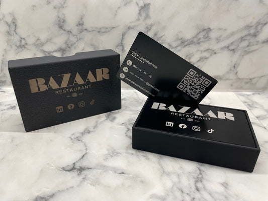 Personalised Branded Aluminium Business Cards
