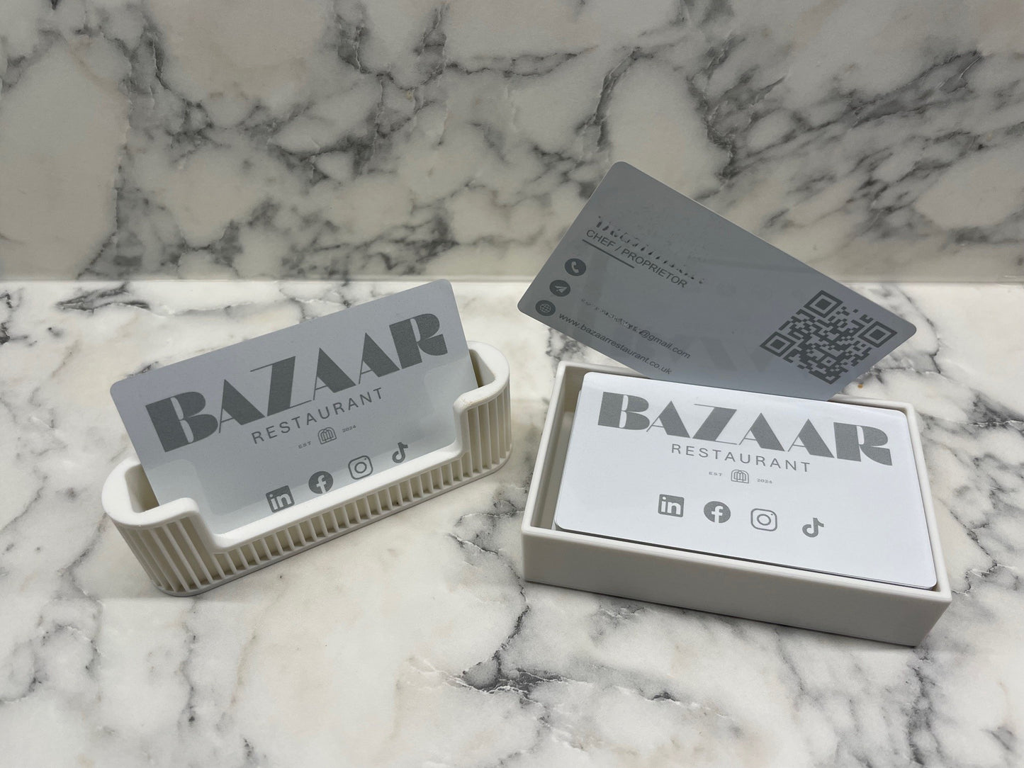 Personalised Branded Aluminium Business Cards
