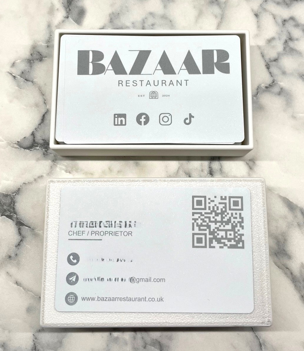 Personalised Branded Aluminium Business Cards