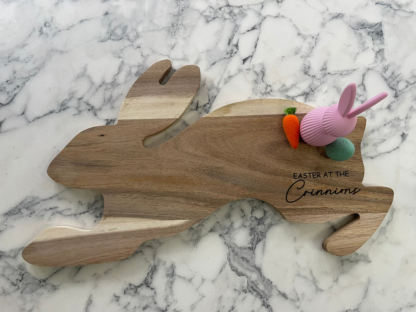 Personalised Wooden Easter Chopping / Display Board