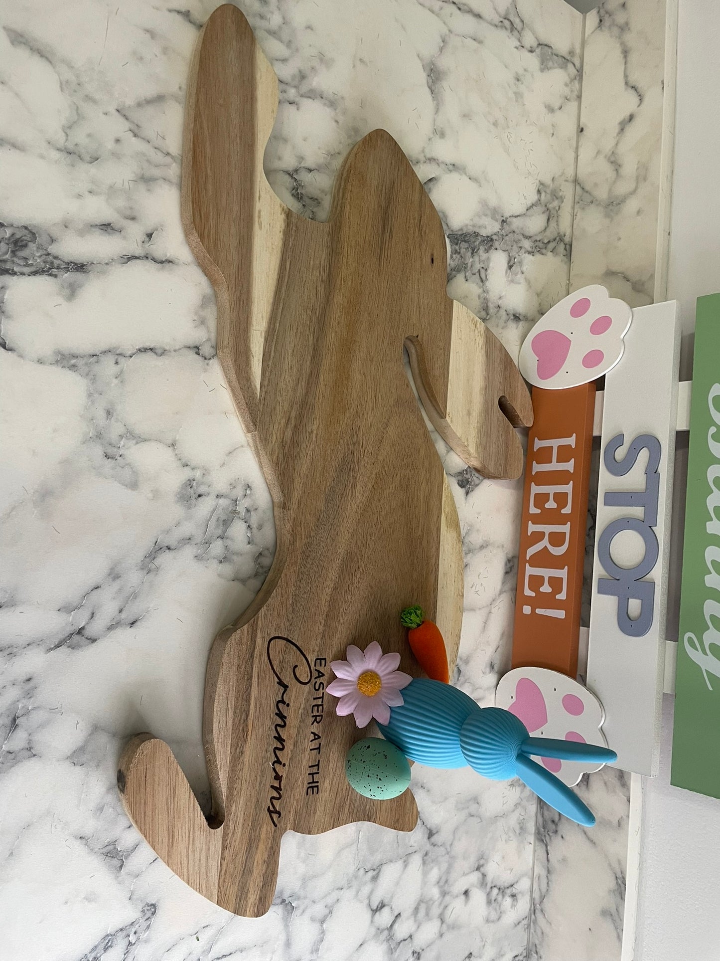 Personalised Wooden Easter Chopping / Display Board