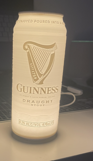 Novelty Lithophane USB Can Lamp